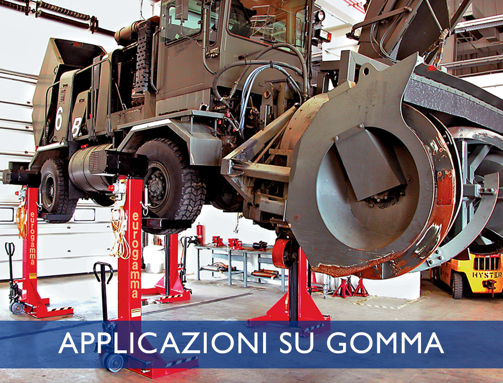 applicazioni  su gomma